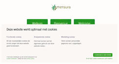 Desktop Screenshot of mensura.be