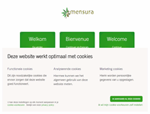 Tablet Screenshot of mensura.be